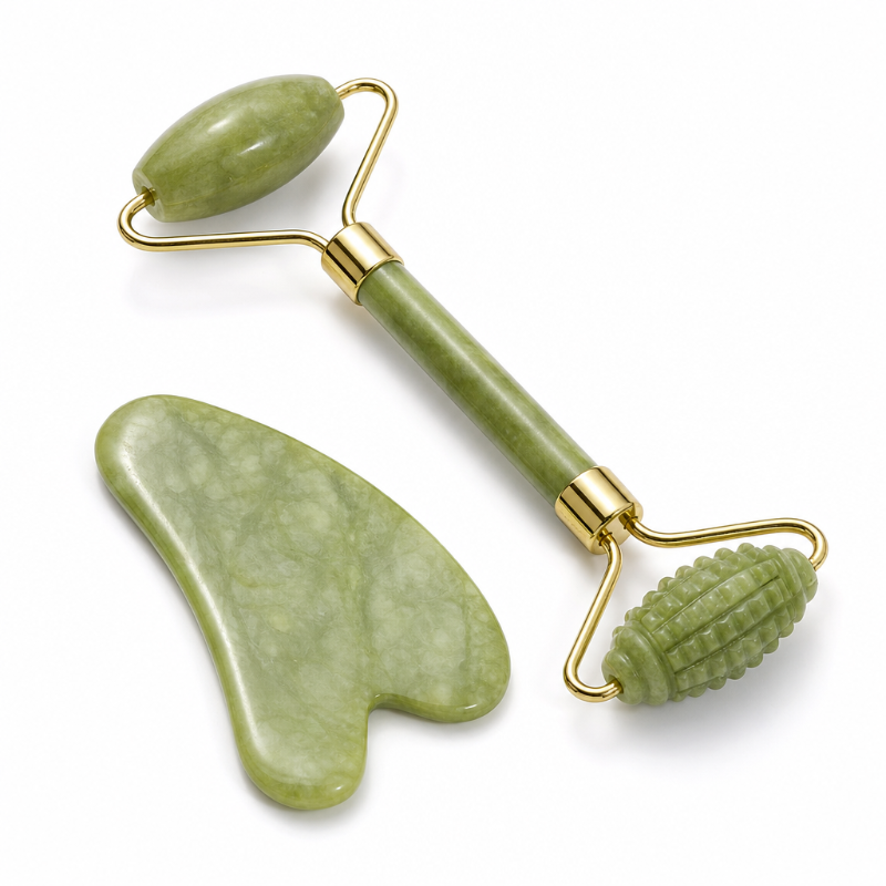 Natural Jade Roller Set