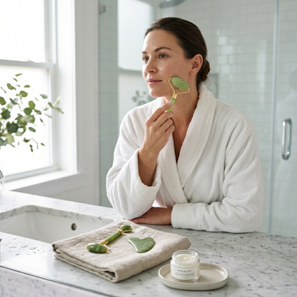 Natural Jade Roller Set